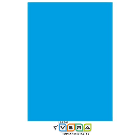 50x70 160 GR 100'lü Hamurundan Boyalı MAVİ FON Kartonu