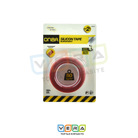 Akrilik Silikon 18mmx2yrd Çift Taraflı Bant