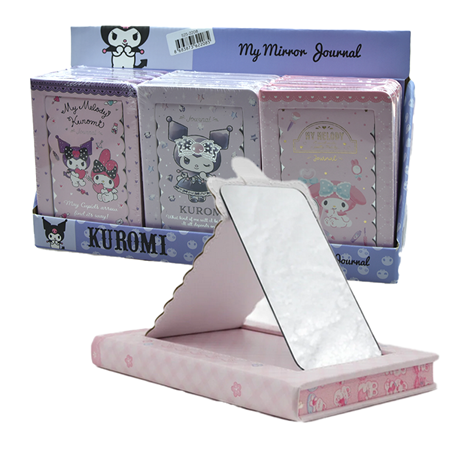 VJ KUROMI AYNALI SERT KPK GÜNLÜK A6 100GR 192YP RENKLİ 12'li stant